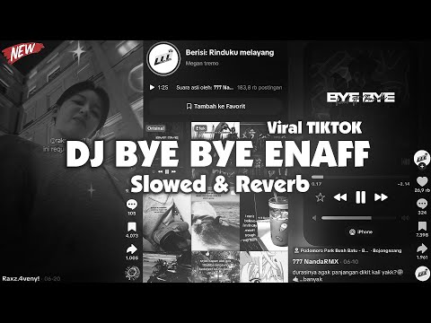DJ BYE BYE ENAFF VIRAL TIKTOK ( Slowed & Reverb )