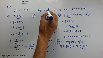 2nd Year Math | Exercise 1.2 | Calculus and Analytical Geometry | Functions and Limits