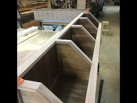 Custom Walnut Wine Rack