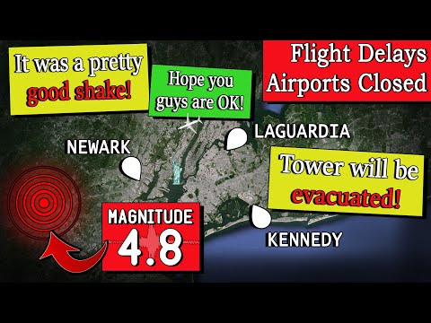New York HIT BY 4.8 Magnitude EARTHQUAKE | Control Tower Evacuated!