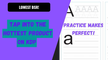 How to make a handwriting practice book- A KDP Low Content Book Tutorial