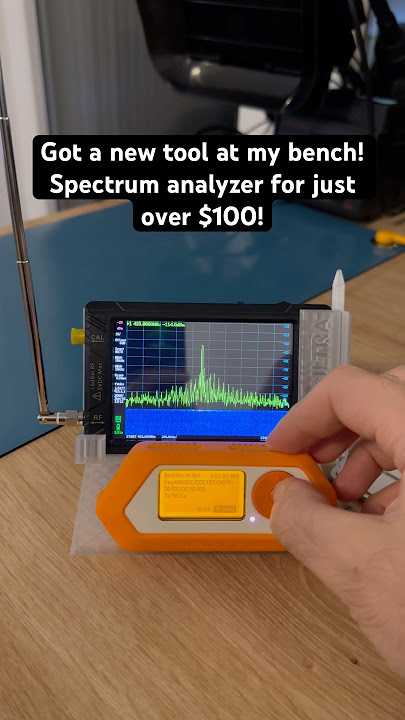 Electronics hobbyist must be: TinySA Ultra #electronics #hobby #radio #spectrumanalyzer