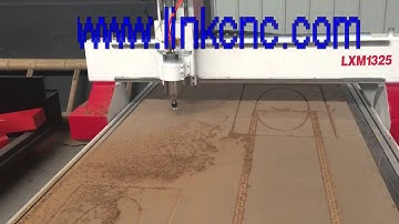 [LINKCNC]cnc router LXM1325-A2 with heavy duty frame engrave on MDF
