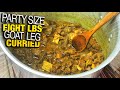 COOKING A 8.5 POUNDS  GOAT LEG FROM FROZEN TO DELICIOUS  (JAMAICAN CURRY GOAT) PT.2 OF 2 | Hawt Chef