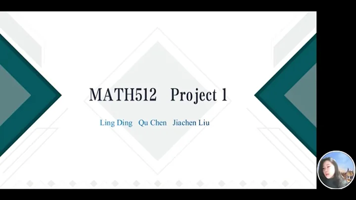 Math 512 Project 1 Ling Ding, Qu Chen, Jiachen Liu