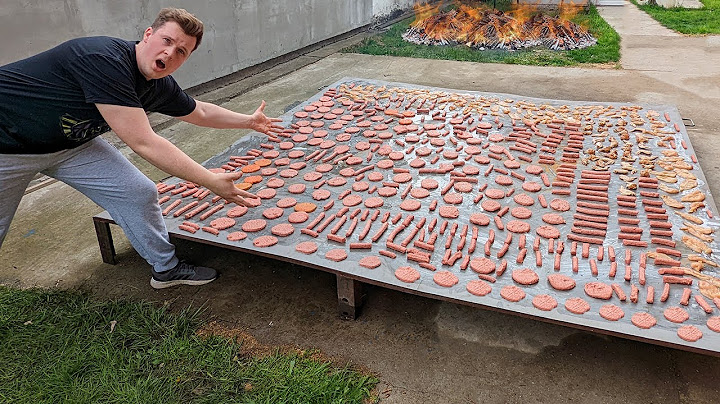 ISPEKAO SAM NAJVEĆI ROŠTILJ U SRBIJI ! *100kg mesa*