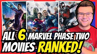 All 6 MCU PHASE 2 Movies RANKED From the Worst to the Best! | Iron-Man 3 to Ant-Man (1,000th Video!)