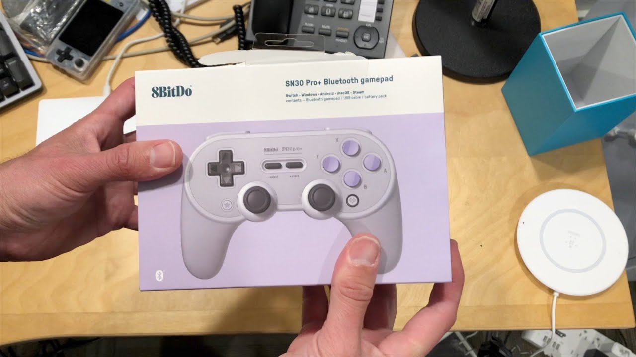 8bitdo Sn30 Pro Game Controller Unboxing Youtube