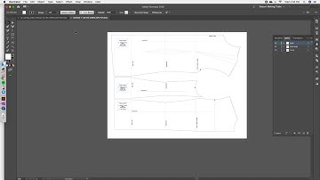 Tracing Jacket Block Pieces from draft in Adobe Illustrator || Aurelia Andrea