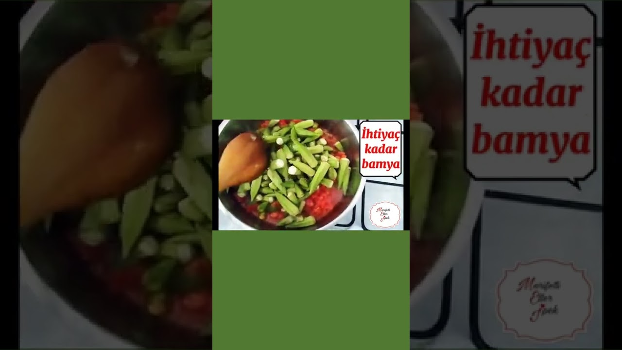 Bamya Yemeği Nasıl Yapılır ? #shorts #food