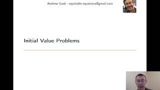 Initial Value Problems in Calculus