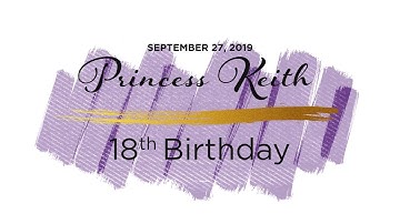 18th Birthday Timeline Presentation. Adobe After Effects