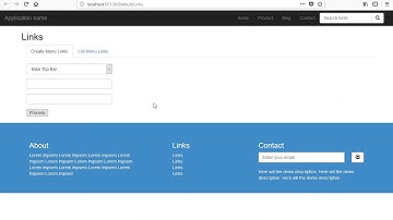 101 ASP .NET MVC - Insert Menu Links Record in Database