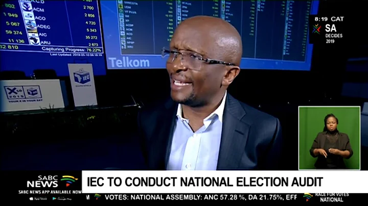 #SAElections2019 | IEC to conduct election audit - Mosotho Moepya