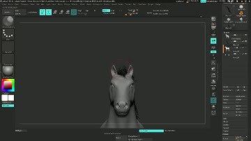 Horse Zbrush Sculpt (Live)