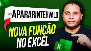 Conheça a nova função APARARINTERVALO do Excel