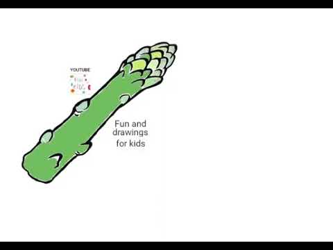 Hur man ritar en grön sparris