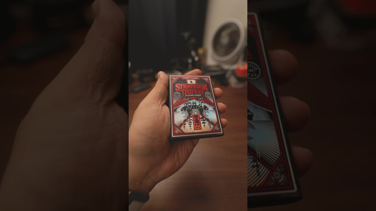 STRANGER THINGS PLAYING CARDS.