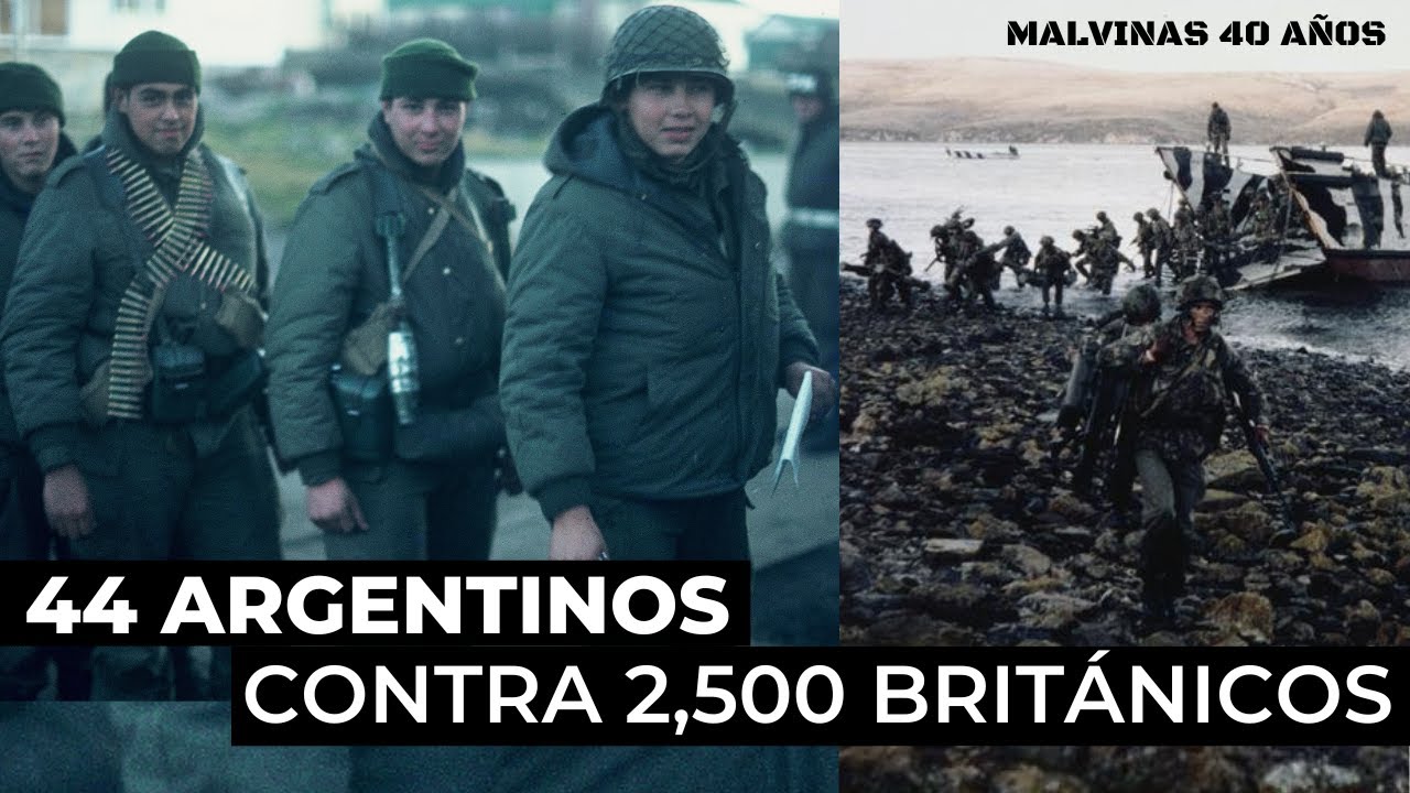 Malvinas | 44 argentinos contra 2,500 británicos