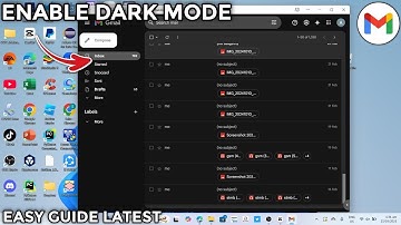 How to Enable Gmail DARK MODE on PC or Laptop - Quick Tutorial