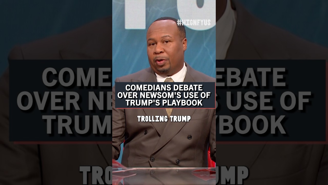 Comedians debate over Newsom's use of Trump's playbook