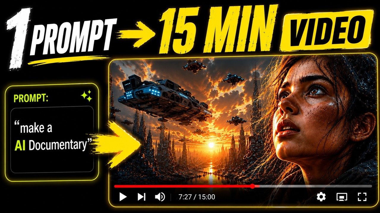 Grok AI is Dead - Make 15 Minute Long AI Videos with 1 Prompt - YouTube