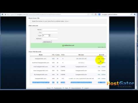 How to change the DNS setting to access hostgator webmail from your own domain