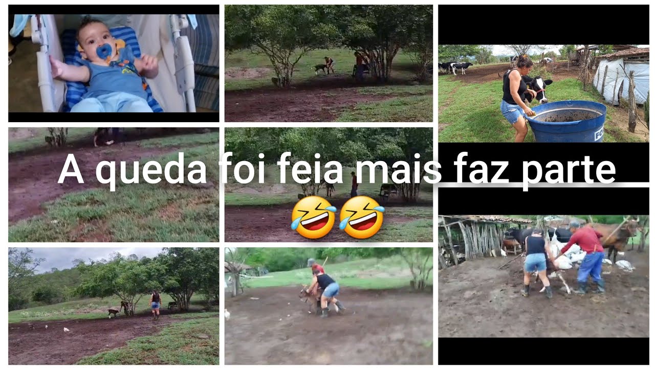 NESSE DOMINGO NÃO SAÍMOS DE CASA, LEVEI UMA QUEDA MAIS PEGUEI A BEZERRA, VD DE VAQUEIRA NÃO É MOLE 🤣