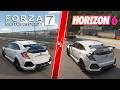 Forza Horizon 6 vs Forza Motorsport 7 - Direct Comparison! Attention to Detail & Graphics! PC ULTRA