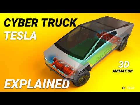 Cybertruck Explained #tesla #cybertruck #3d