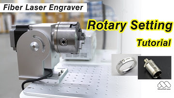 How to set up ezcad rotary | Fiber Laser Engraving Tutorial