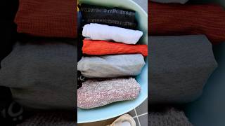 💁🏻‍♀️ Как сложить спортивную одежду #shorts #organizing #laundry