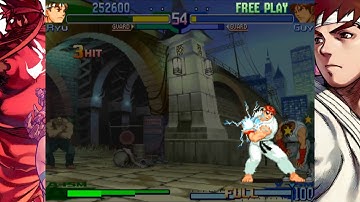 Street Fighter Alpha 3 (Ryu Arcade Playthrough)