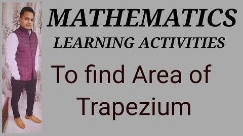 Area of Trapezium || class 7, 8 Maths Activity/ Project/ TLM
