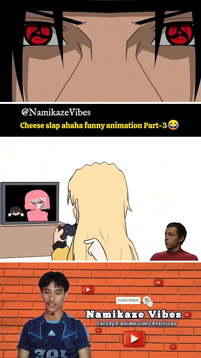 Cheese Slap Part-3 😂 #animation #namikazevibes