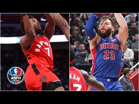 Blake Griffin, Kyle Lowry duel in Raptors vs. Pistons OT battle | NBA Highlights