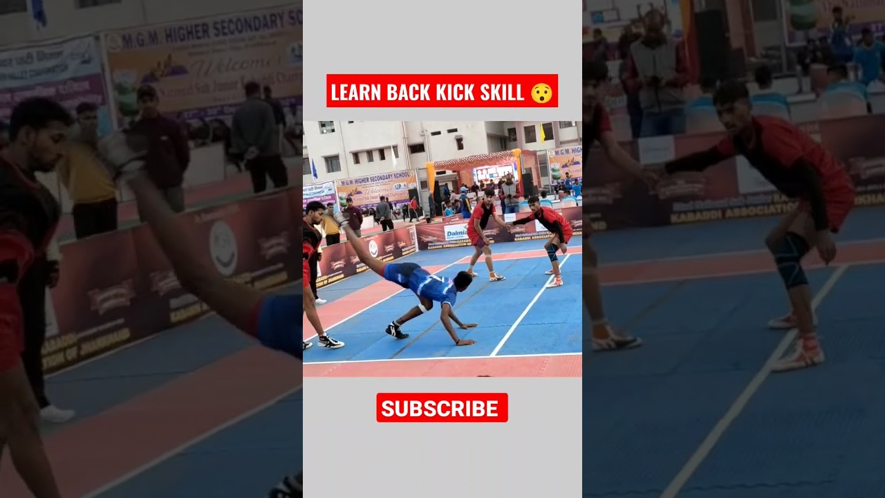Learn back kick kabaddi skill    shorts  youtubeshorts  kabaddi