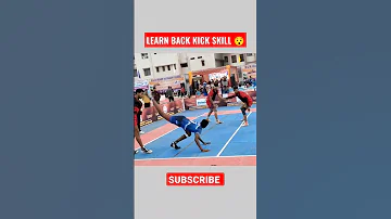 Learn back kick kabaddi skill  | #shorts #youtubeshorts #kabaddi