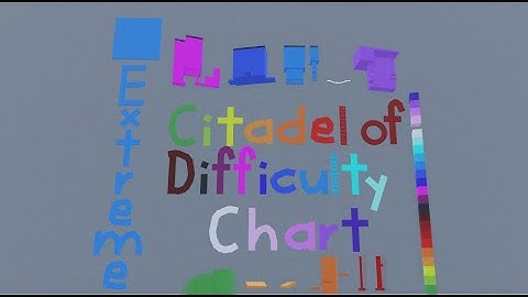 Citadel of Difficulty Chart FULL COMPLETION (JToH XL Project #2)