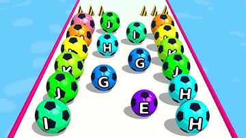 A-Z Run 🔵🟡❤️ MAX LEVELS All Levels Gameplay Walkthrough Android, iOS BIG UPDATE!!!