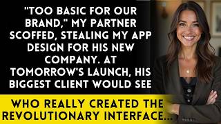 Partner Claimed My App Design Was 'Basic', His Billion-Dollar Client Saw The Real Blueprint!