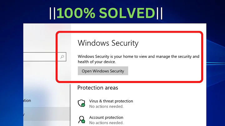 ✅100% FIX Windows Security Not Opening/Working  On Windows 10 & 11 [5 WAYS] - DayDayNews