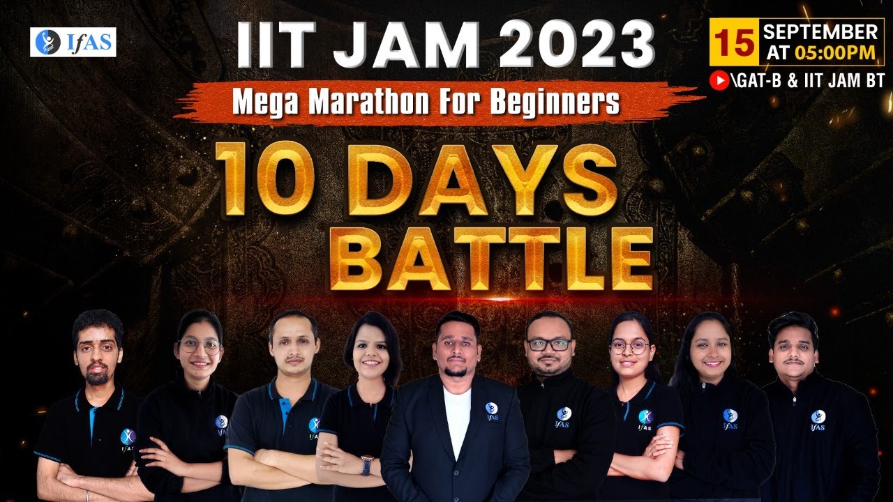 IIT JAM Exam 2023 | Biotechnology Mega Marathon For Beginners | 10 Days Battle