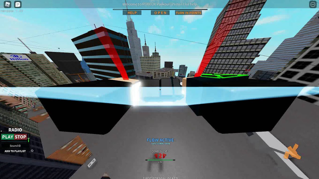 Run With Effects 1 Roblox Parkour Youtube - skyscrapers roblox id