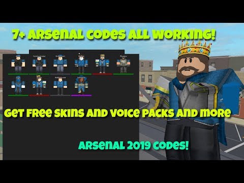 All Roblox Arsenal Codes 2019 7 Codes Youtube - roblox arsenal code list