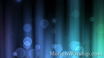 Color Bubbles Blue Green HD Looping Background by Motion Worship