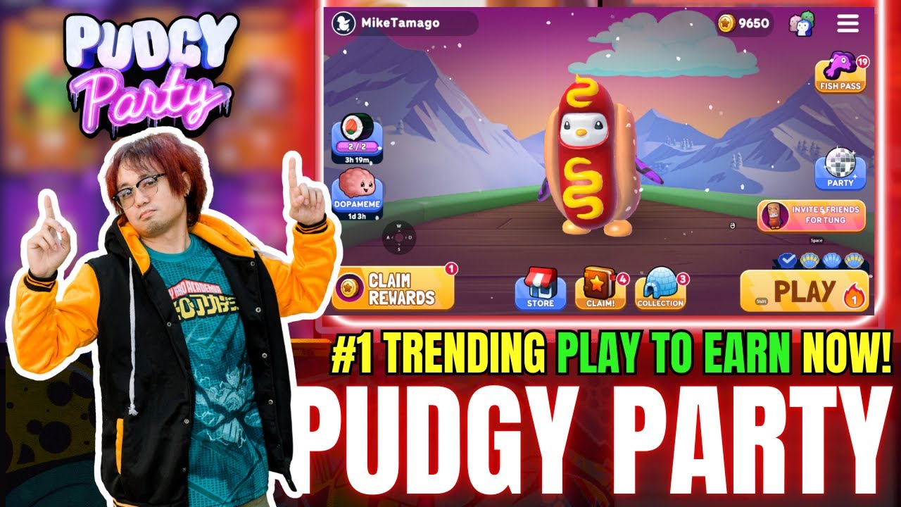 #1 Trending Play to Earn Pudgy Party NFT Game Review