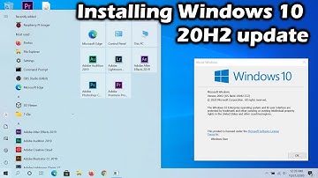 How to Install Windows 10 20H2 October Update