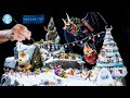 Building the Christmas on berk Island Diorama of Polymer Clay Sculpting