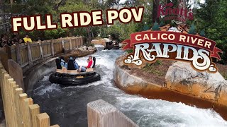 Calico River Rapids Full Ride POV at Knotts Berry Farm (2024) by Danielstorm89 113 views 1 month ago 3 minutes, 12 seconds